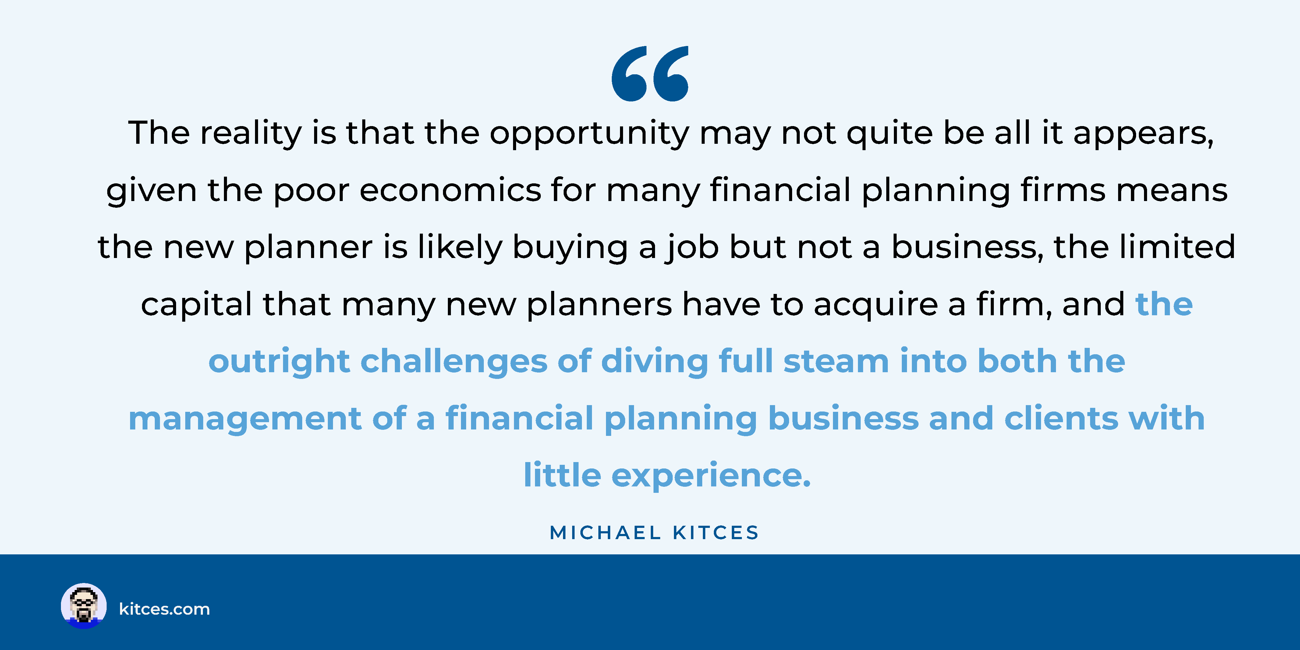 Is Buying A Financial Planning Firm A Good Way To Start?