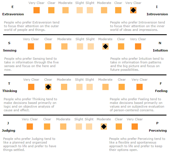 Myers Briggs - My Four Types INTP - Full Descriptions