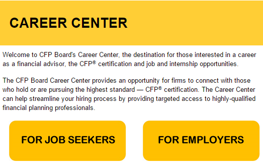 CFP Board Career Center