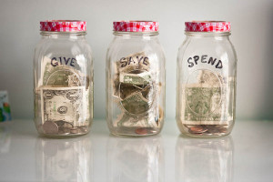 Give Save Spend Jars