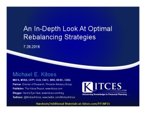 An In Depth Look At Optimal Rebalancing Strategies MetLife Jul 26 2016 Cover Page pdf image