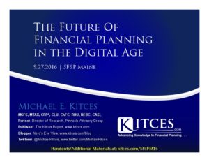 Future of Financial Planning in the Digital Age SFSP Maine Sep 27 2016 Cover Page pdf image