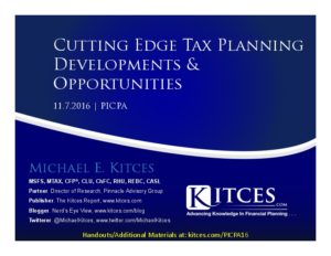 Cutting Edge Tax Planning Developments Opportunities PICPA Nov 7 2016 Cover Page pdf image