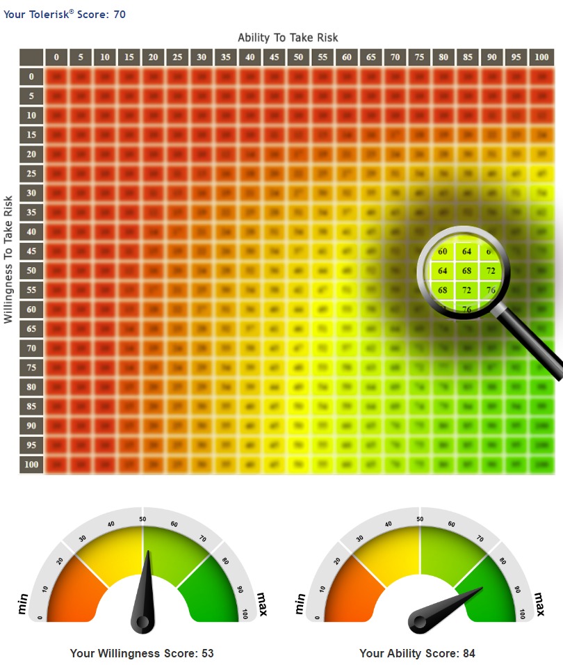 Tolerisk Score Results Screenshot