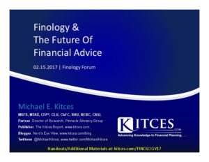 Finology The Future Of Financial Advice Finology Portfolio Construction Forum Feb 15 2017 Cover Page pdf image
