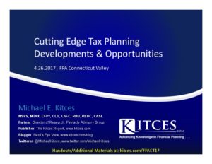 Cutting Edge Tax Planning Developments Opportunities FPA CT Valley Apr 26 2017 Cover Page pdf image