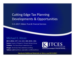 Cutting Edge Tax Planning Developments Opportunities Mokan May 11 2017 Cover Page pdf image