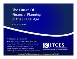 Future of Financial Planning in the Digital Age AICPA Jun 12 2017 Cover Page pdf image