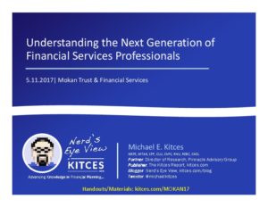 Understanding the Next Generation of Financial Services Professionals Mokan May 11 2017 Cover Page pdf image