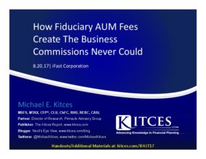 How Fiduciary AUM Fees Create The Business Commissions Never Could iFast Corporation Aug 20 2017 Cover Page 1 pdf image