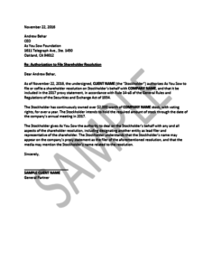 Letter of Authorization Image