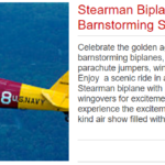 Stearman Biplane Ride and Barnstorming Show For One