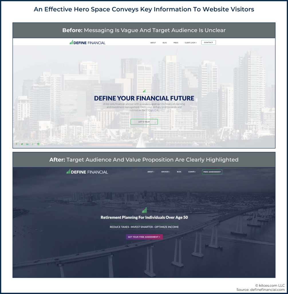 03 An Effective Hero Space Conveys Key Information To Website Visitors