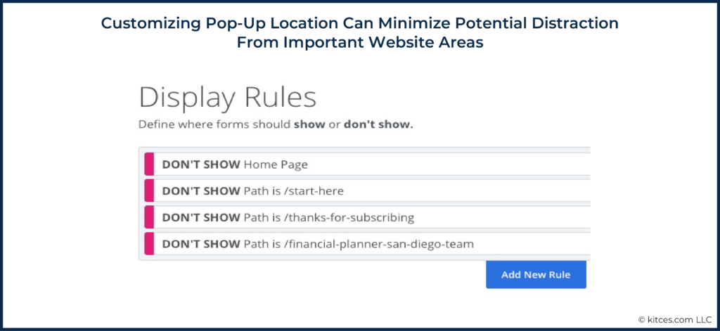 05 Customizing Pop-Up Location Can Minimize Potential Distraction From Important Website Areas