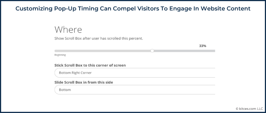 06 Customizing Pop-Up Timing Can Compel Visitors To Engage In Website Content