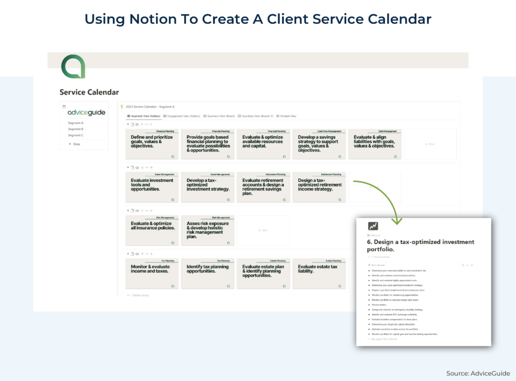 Using Notion To Create A Client Service Calendar AdviceGuide