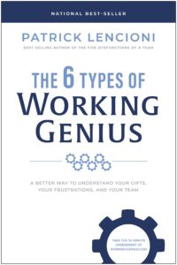 Types of Working Genius Book Cover
