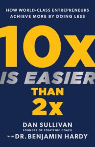 10x is easier than 2x book cover