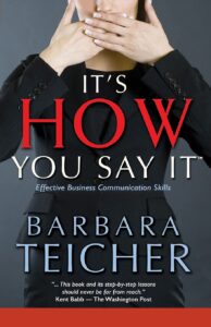 It's HOW You Say It Book Cover