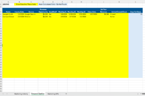 Download the "Kitces Marketing Activity and Prospect Pipeline Tracker"