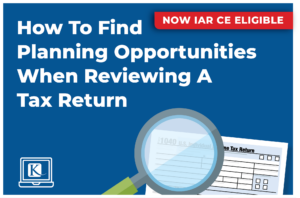 Course Page How To Find Planning Opportunities When Reviewing A Tax Return Homepage Banner