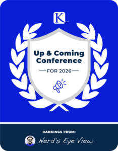 Up & Coming Conferences Badge Up & Coming Conferences Badge