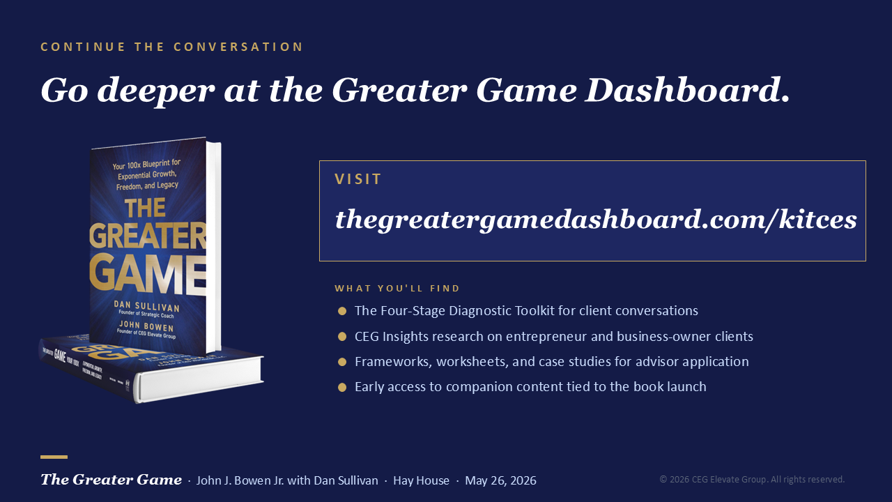 John Bowen GreaterGame Advisor Guide SLIDES
