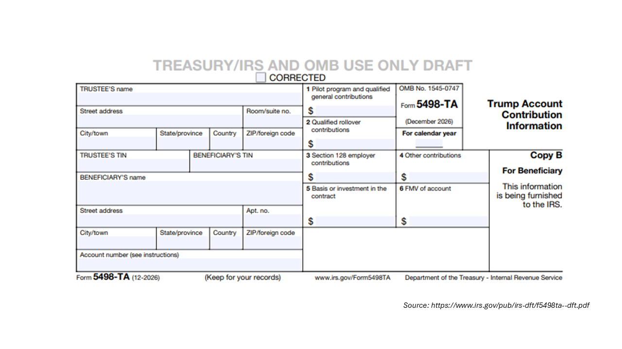 G Trump Account Contribution Information Form' G Trump Account Contribution Information Form'